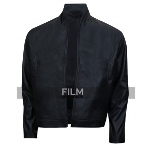 Ninja Assassin Rain (Raizo) Black Leather Jacket